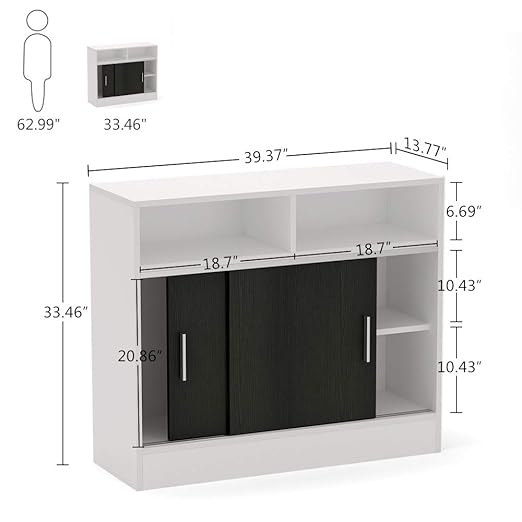 Tribesigns - Armario de Almacenamiento para Cocina, microondas ...