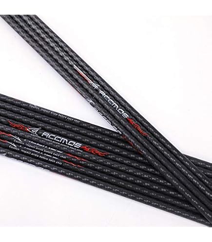 27-Inch 300 Spine Carbon Arrow Shafts - 12 Pack For Compound & Recurve Bows | DIY Hunting & Target Practice