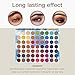 GLAZZI Eyeshadow Palette 63 colors Nudes Glitter Shimmer and Matte Make Up Palette With Mirror Highly Pigmented Profession Cosmetic Eye Shadow