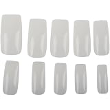 50 Stück Nagelspitzen-Fächer Display – ABS, 17 X 11,5 Cm, Für Nail Art & Übung
