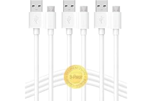 SCOVEE 10FT 3 Pack Power Extension Cable for Wyze Cam v2 v3,WyzeCam Pan,Oculus Go,Yi Camera,Yi Dome Home,Blink Camera,Indoor Nest-Cam,Kasa, Micro USB Charging Extension Cord for wyze v3 1080p Outdoor