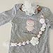 Pacifier Clip Girl, BPA Free Silicone Teether, Set of 2 (Petal Pink/Soft Gray/White)