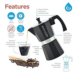 GROSCHE Milano 12 espresso cup moka pot stovetop