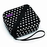 BUILT NY Bento Sandwich Container with Neoprene Sleeve, Mini Dot Black & White