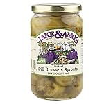 Jake & Amos Dill Brussel Sprouts, 16 Oz. Jar (Pack of 2)