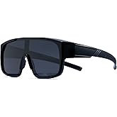 Cyxus One-Piece Polarized Fit Over Sunglasses Women Men Oversized Wraparound Cycling Driving Fishing P1346