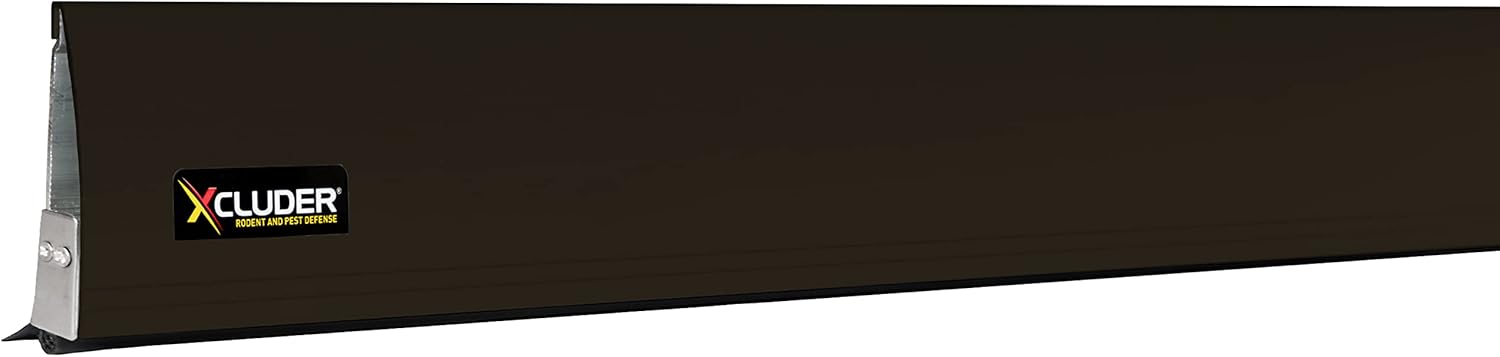 Draft Stoppers - Xcluder 36 in. Versa-Line Door Sweep, Dark Bronze Cover, Seals Out Rodents and Pests, Easy to Install, Maximum Adjustability; Under-Door Seal; Rodent Proof Door Sweep