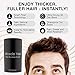 Miracle Hair PREMIUM All Natural Hair Building Fibers for Instantly Thicker Looking Hair! (10g) 75-Day Supply: BLACK