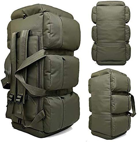 WARMHEAT 90L Large Capacity Outdoor Military Travel Bags Oxford/Canvas Backpack Camouflage Duffel Bag Waterproof Backpack