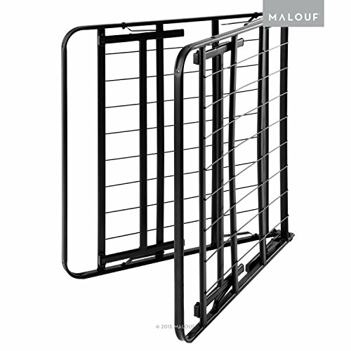MALOUF Structures Highrise Foldable Bed Frame & Mattress Foundation - 18" Deluxe Height - Twin XL