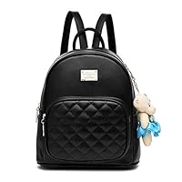 BAG WIZARD Leather Backpack Purse Satchel School Bags Casual Travel Daypacks for Womens