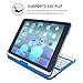 Snugg iPad Air Keyboard Case (2013-1st Generation) / iPad 9.7 Case with Keyboard, Wireless Bluetooth iPad Pro 9.7 inch Case with Keyboard Rotatable iPad Air Case with Keyboard - Blue