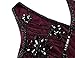 kayamiya Women 1920s Long Prom Gown Beaded Sequin Gatsby Formal Evening Dress