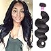 Body Wave Weave Brazilian Virgin Hair Body Wave Hair Weave one Bundles 18inch 100% Unprocessed Virgin Human Hair Weave Natural Black