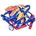 TecUnite 2 Pieces Walking Rope Safety Walking Cord 12 Handles and 6 Handles with Buckle for Preschool Children Toddlers Daycare Schools Teachers