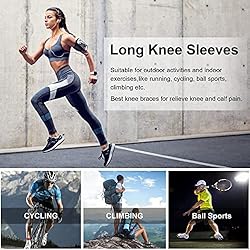 Full Leg Sleeves Long Compression Leg Sleeve Knee