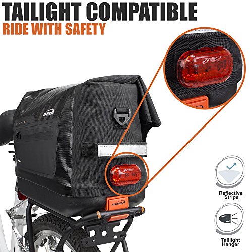 Ibera Bike Trunk Bag PakRak ClipOn QuickRelease Waterproof Bicycle
