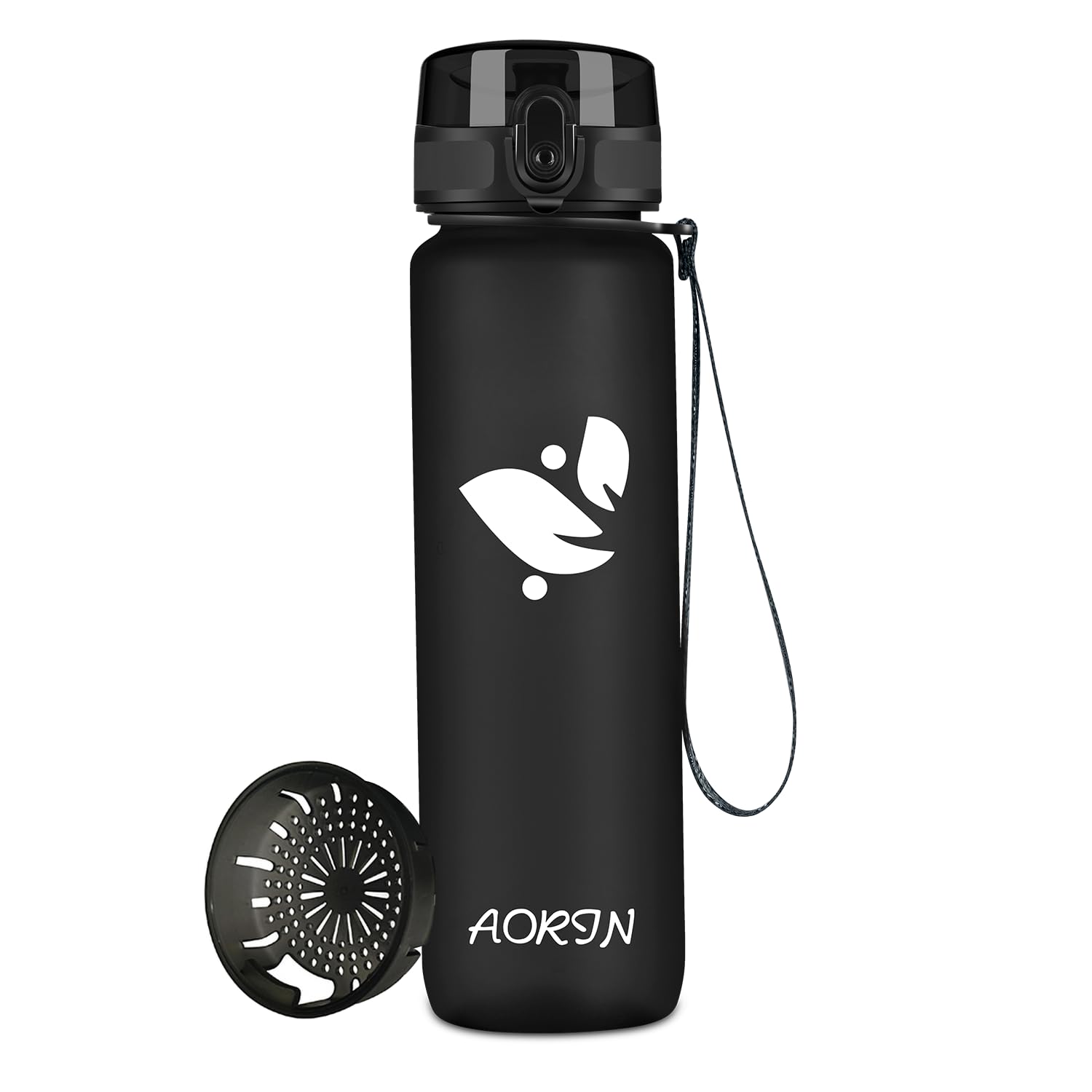 AORIN Sports Water Bottle - 1000ml-Tritan Gym Bottle BPA-Free & Drinking Bottles, Leakproof，One Click Flip Lid/Kids,Adults,Gym,Outdoor Sport