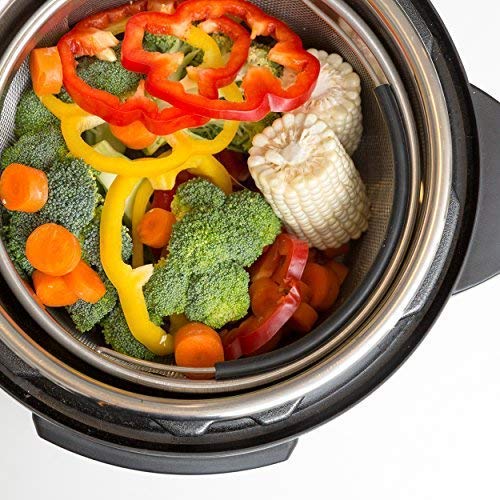 image for Zoari's Kitchen Steamer 6 Qt Accessories Steamer Basket 6 Quart with S
