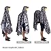 Anyoo Waterproof Military Rain Poncho Lightweight Reusable Hiking Rain Coat Jacket with Hood for Boys Men Women Adults