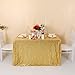 Zdada Gold Glitter Sequin Tablecloth - 60