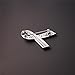 U7 Women Decoration Jewelry Platinum Plated CZ Inlaid Breast Cancer Awareness Pink Ribbon Brooch