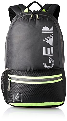 Gear 13 cms Grey Casual Backpack (BKPBXECO60403)