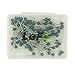 LEFV Quilting Pins Ball Head Sewing Pins,Pack of 100,Black
