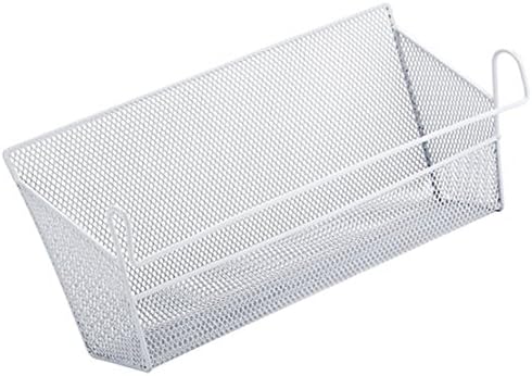 Hydaa Dormitory Bedside Hanging Storage Supplies Desktop Corner Shelves Basket Holder Containers for Home Office (White)