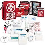 Swiss Safe 200-Piece Professional First Aid Kit for