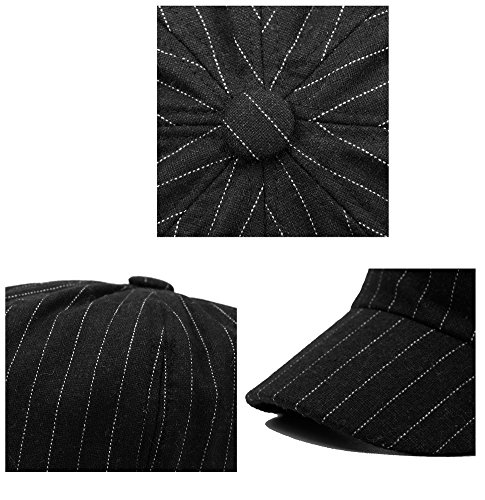 Zegoo Unisex Peaked Cap Beret Hat Cabbie Golf Newsboy Cap