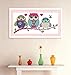 eGoodn Stamped Cross Stitch Kits with Printed Pattern - Cartoon Owl, 18.9 inches by 9.5 inches 11ct Aida Fabric for Embroidery Art Cross-Stitching Lovers