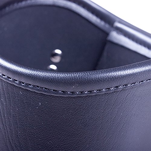 image for Adavidsource Locking O Ring Choker Collar Adjustable Faux Leather Neck