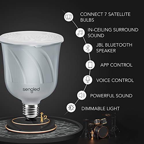 Sengled Pulse Bluetooth Light Bulb JBL Speaker System App Controlled Dimmable LED Bulb Requires