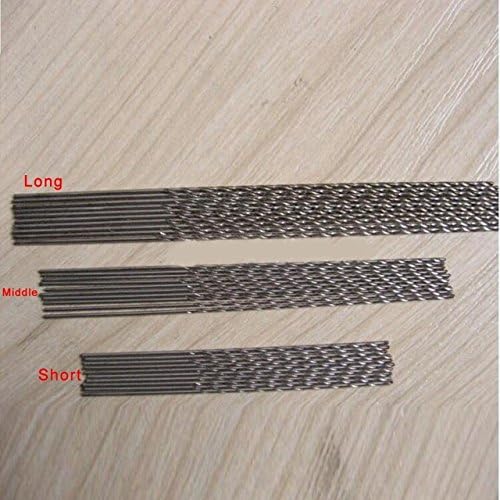 10pcs/Bag Straight Shank Drill Bit Long for Wood Metal Collectables - Autograph Walnut Amber Beeswax Drilling