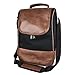 Frehore® Wine Leather Tote Cooler Insulated Bag - Luxury 2 Bottle Carrier Design For Lunch/Travel - Idea Gift For Women/Man (Reserve Place For Corkscrew Opener, Dark Brown)