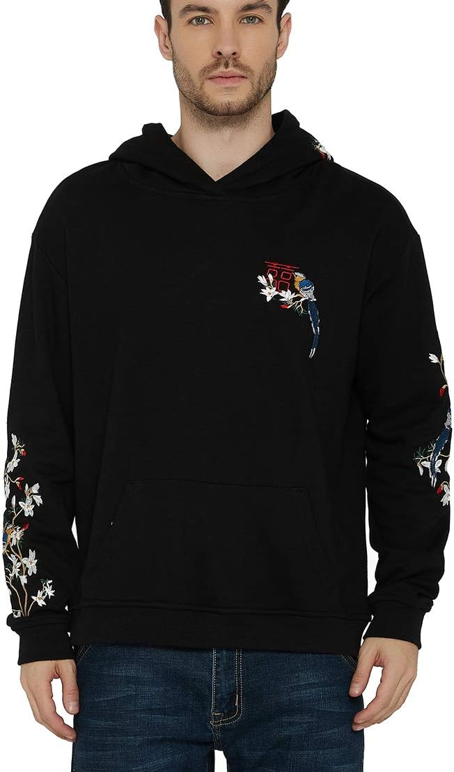 Men's Fashion Hoodie Embroidered Hoodies Men's Sweatshirt