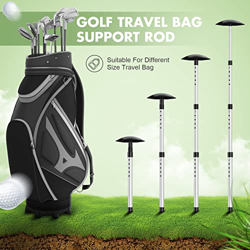TURN RAISE Golf Travel Bags Support Rod, Adjustable Portable Golf