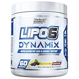 Nutrex Research Lipo 6 Dynamix | Rapid Action Fat Loss & Energy Support, Dynamine, Choline, Huperzine, Theanine, Caffeine Citrate | BlackBerry Lemonade | 60 Servings