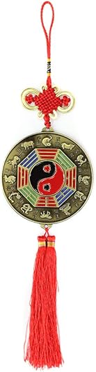 Amazon Co Jp 開運アイテム 太極図八卦 先天八卦 風水 八掛鏡 風水 陰陽八卦 陰陽図八卦 強力な魔除け効果 ジュエリー