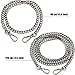 3 Pieces Handbag Purse Replacement Chains Metal Bag Straps Replacement Bag Chains Accessories for Lady's Bag Purse Handbags Favors, 3 Colors (23.6 Inch Length)