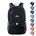 HASLE OUTFITTERS 40L Hiking Backpack -Waterproof Large Hiking Daypacks, Lightweight Packable Travel Backpacks, Black