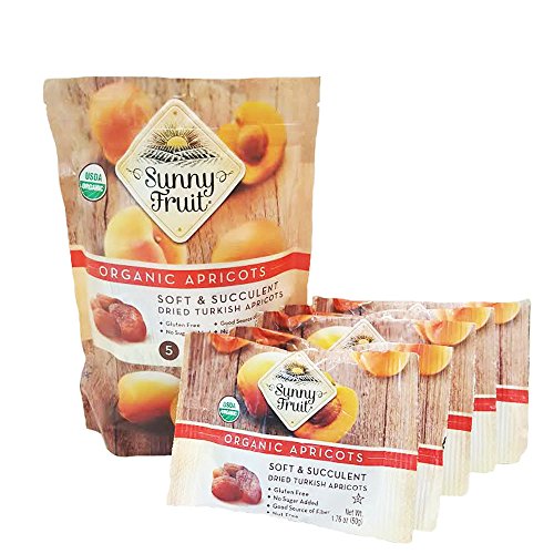 Sunny Fruit Organic Apricots, Soft and Succulent Dried Turkish Apricots - Thumbnail 2