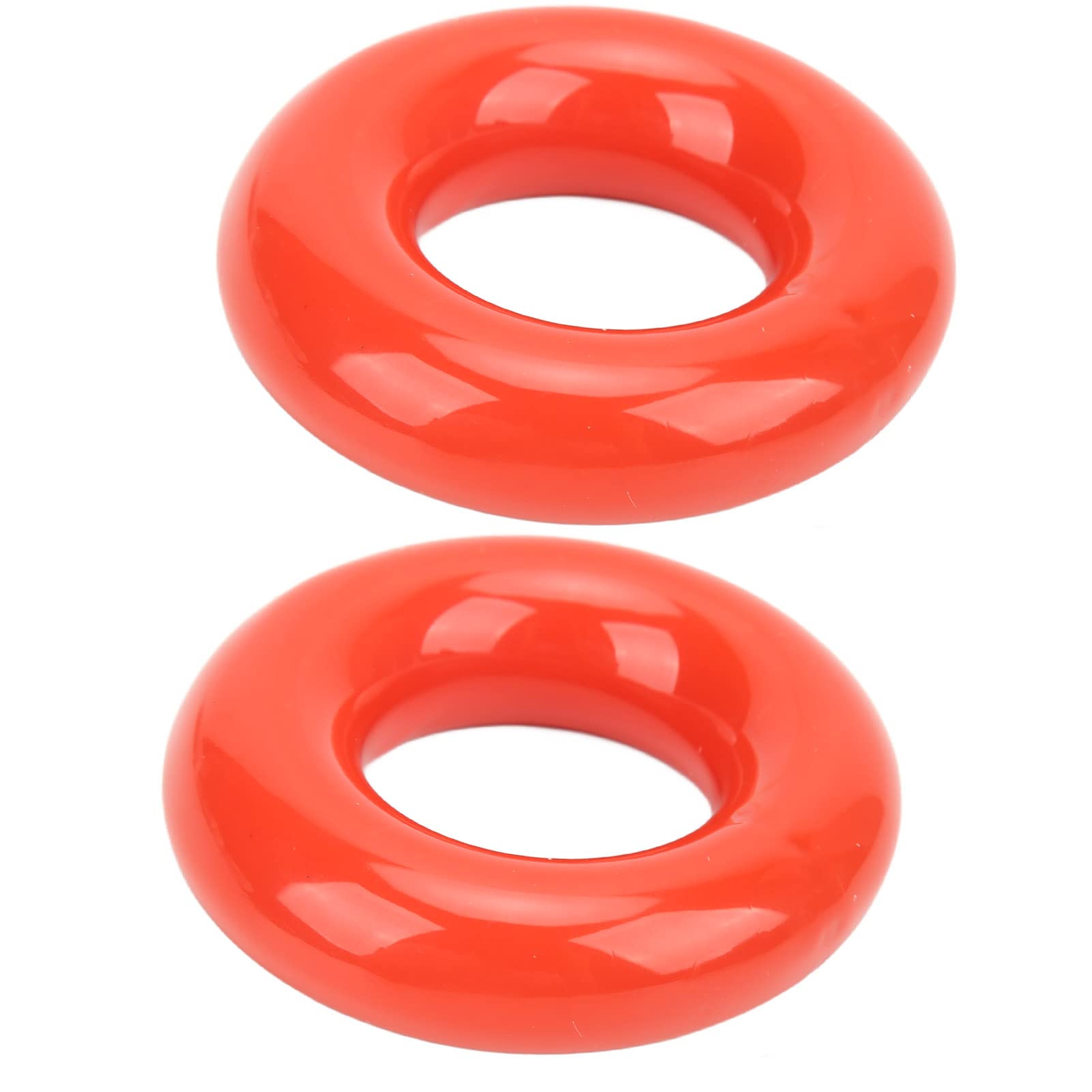 Astibym Golf Swing Weight Ring,2Pcs/Set Golf Club Swing Trainer Rings Weighted Golf Donut for Golfer Outdoor Sports Training (Red), Golf