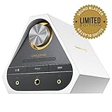 Sound Blaster X7 White 127dB, 24-bit 192kHz High-Res External USB DAC and 100W Audio Amplifier for TV, PC, Mac. Dolby Digital, Bluetooth with aptX Low Latency, AAC, Optical, RCA in/Out