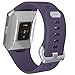 Fitbit Ionic Accessories Bands,Hagibis Replacement Classic TPU Sport Strap Wristbands for Fitbit Ionic Smart Fitness Watch (Small, Light Purple/Smoke Gray)
