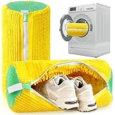 2PCS Shoe Washing Machine Bag, Reusable Shoe Laundry Bags for Sneakers for Washer & Dryer, 360° Shoes Cleaning Bag with Sturdy Zipper - Fits All Shoes Types & Sizes CC1
