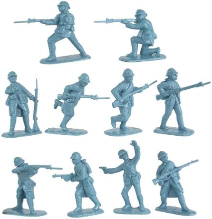 blue toy soldiers