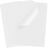 30 Sheets Inkjet Transparency Film 100% Clear Acetate Sheets for Crafts | Printable Transparency Sheets Transparent Film Paper for Inkjet Printer Overhead Projector Silk Screen Printing - 8.5x11 Inch
