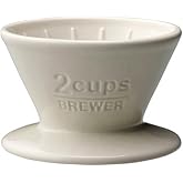 KINTO SCS 27629 Brewer, 2 cups, Porcelain, White, Coffee, Dishwasher Safe